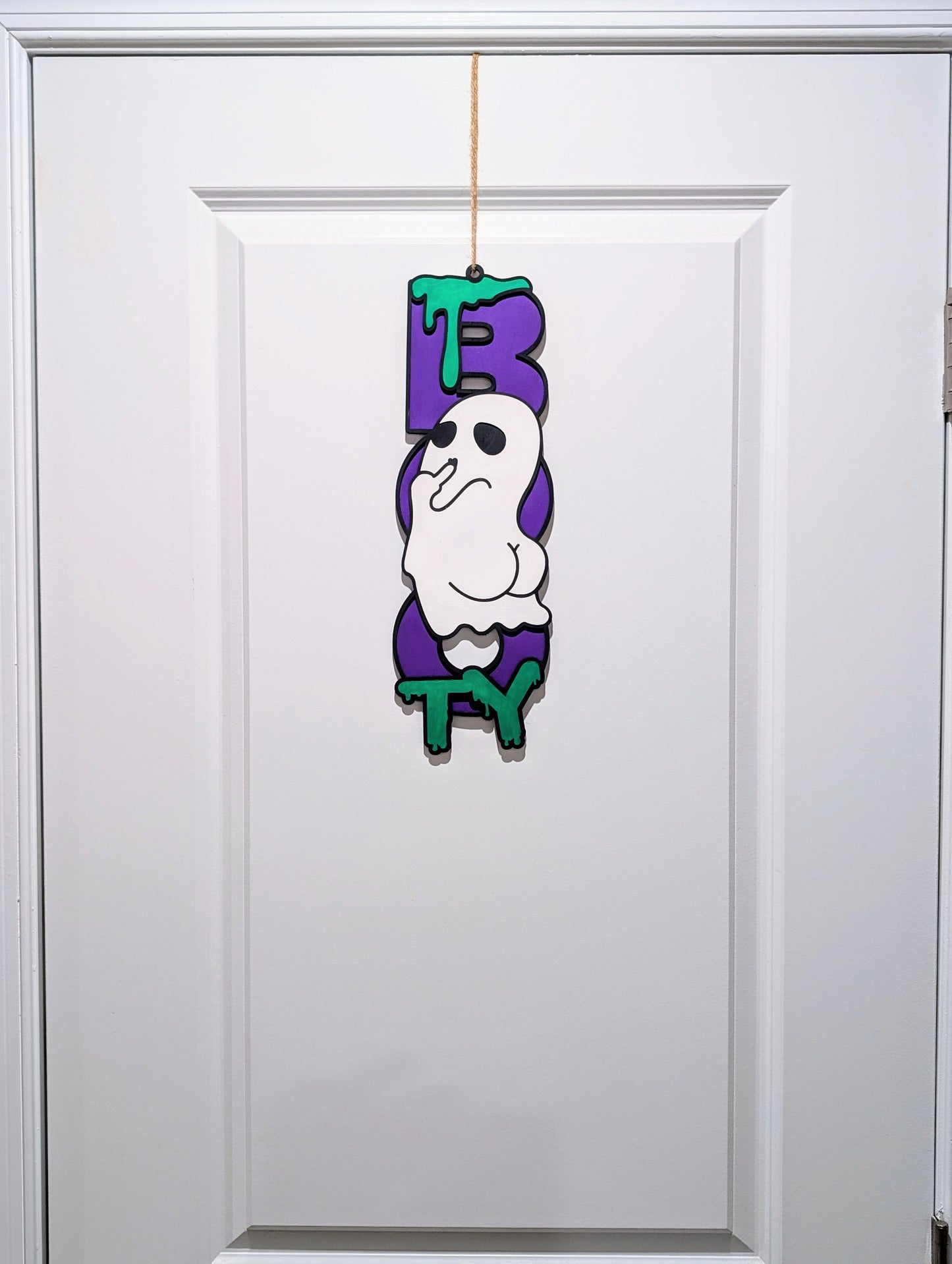 BOO-ty Door Hanging Sign