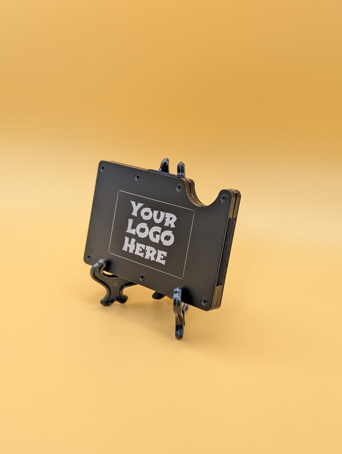 Customizable Metal Wallet with Money Clip