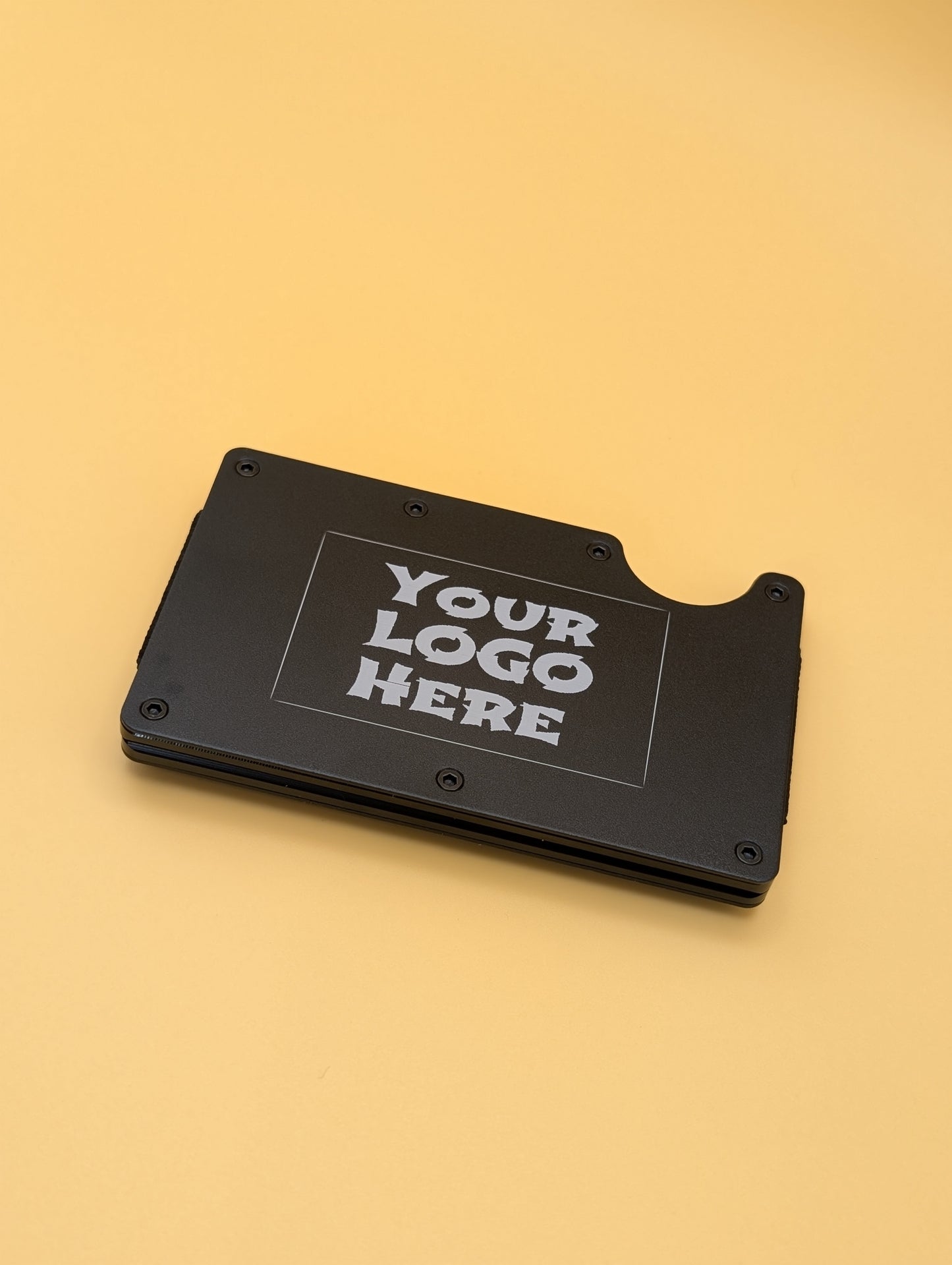 Customizable Metal Wallet with Money Clip