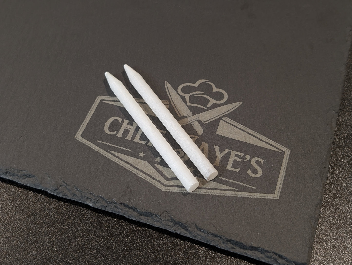 Customizable Slate Serving Board & Coaster Set