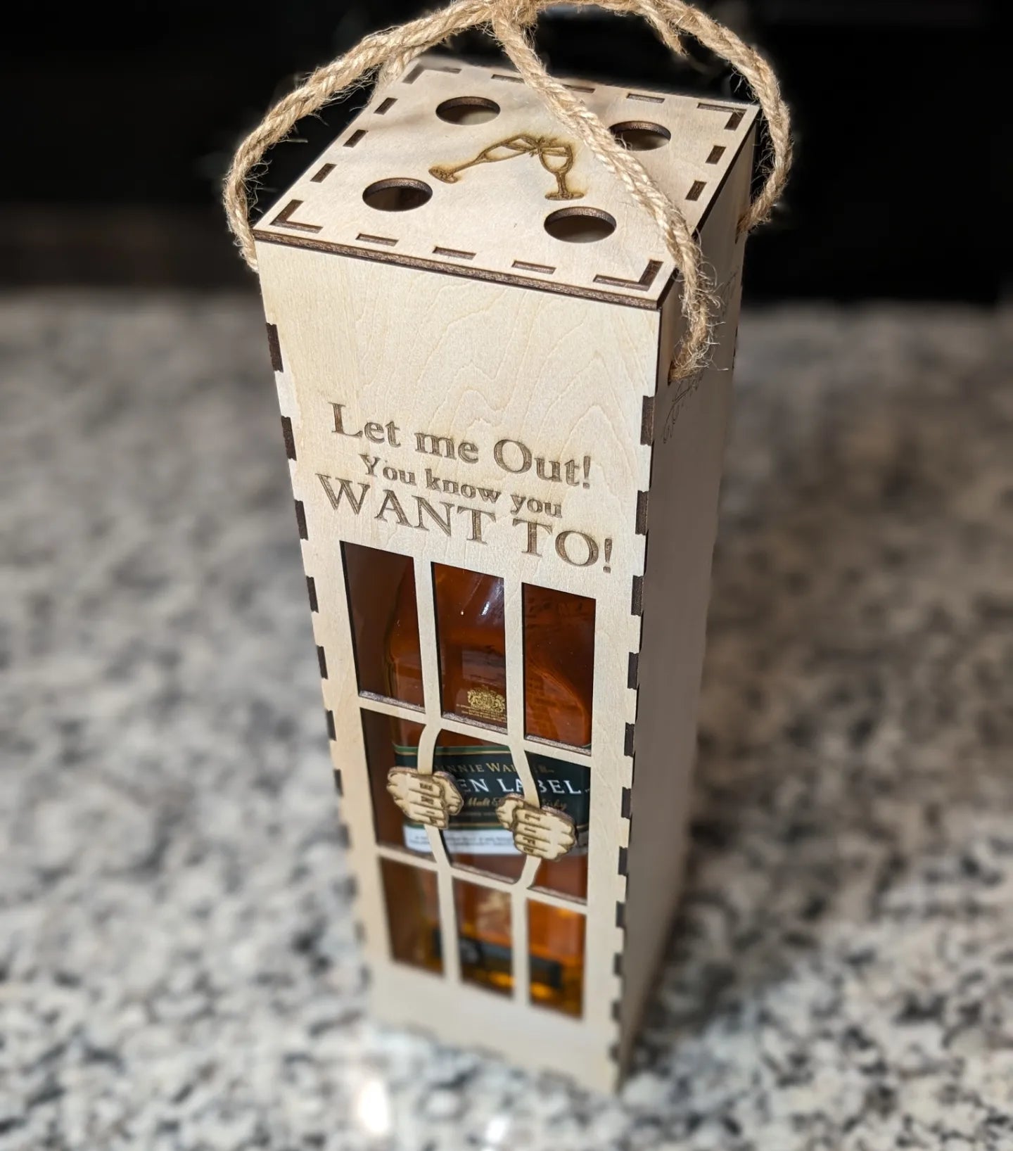 "Let Me Out" Bottle Gift Box