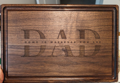 Father's Day "DAD" Cutting Board