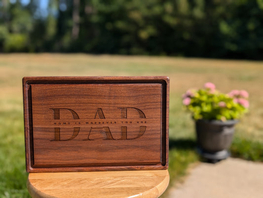 Father's Day "DAD" Cutting Board
