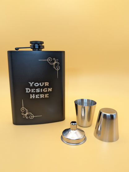 8oz Stainless Flask