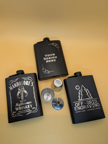 8oz Stainless Flask