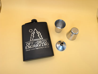8oz Stainless Flask