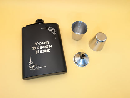 8oz Stainless Flask