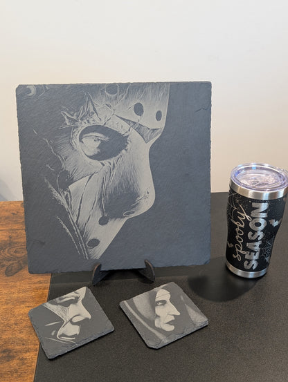 Horror Movie Themed Slate Serving Board