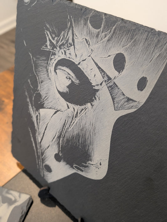 Horror Movie Themed Slate Serving Board