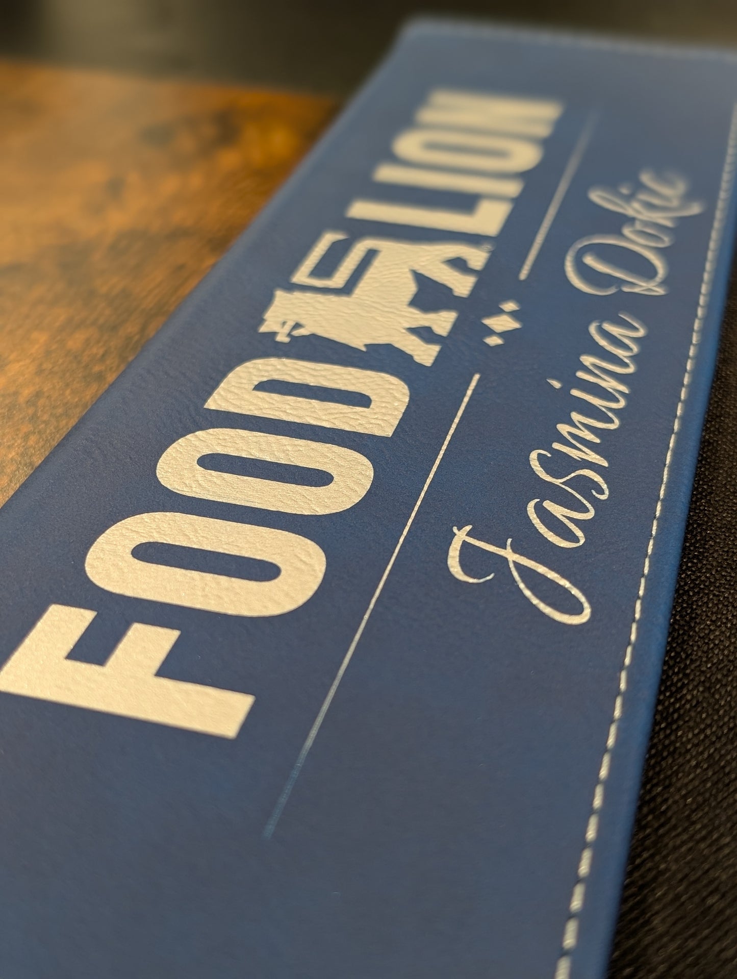 Customizable Vegan Leather & Canvas Portfolio w/Notepad