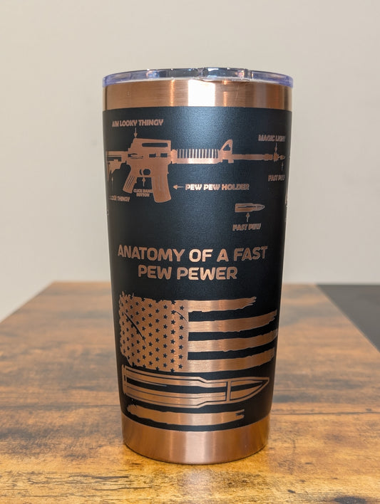 "Anatomy of a Pew" 20oz Tumbler