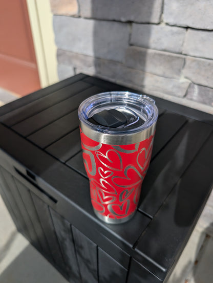 Hearts 20oz Tumbler