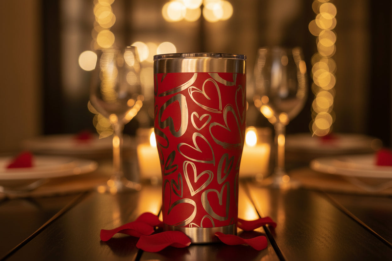 Hearts 20oz Tumbler