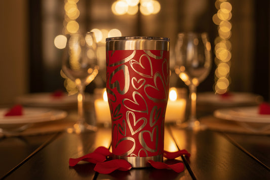 Hearts 20oz Tumbler