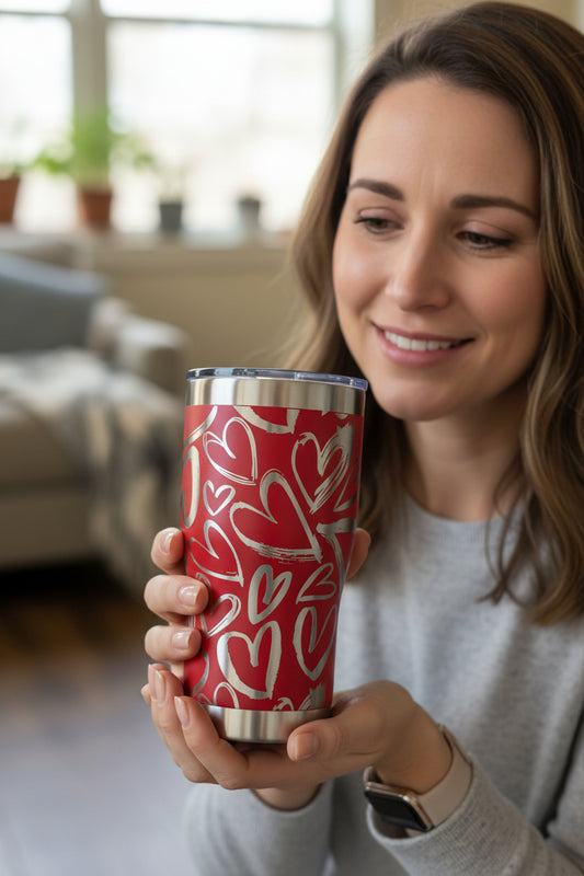 Hearts 20oz Tumbler