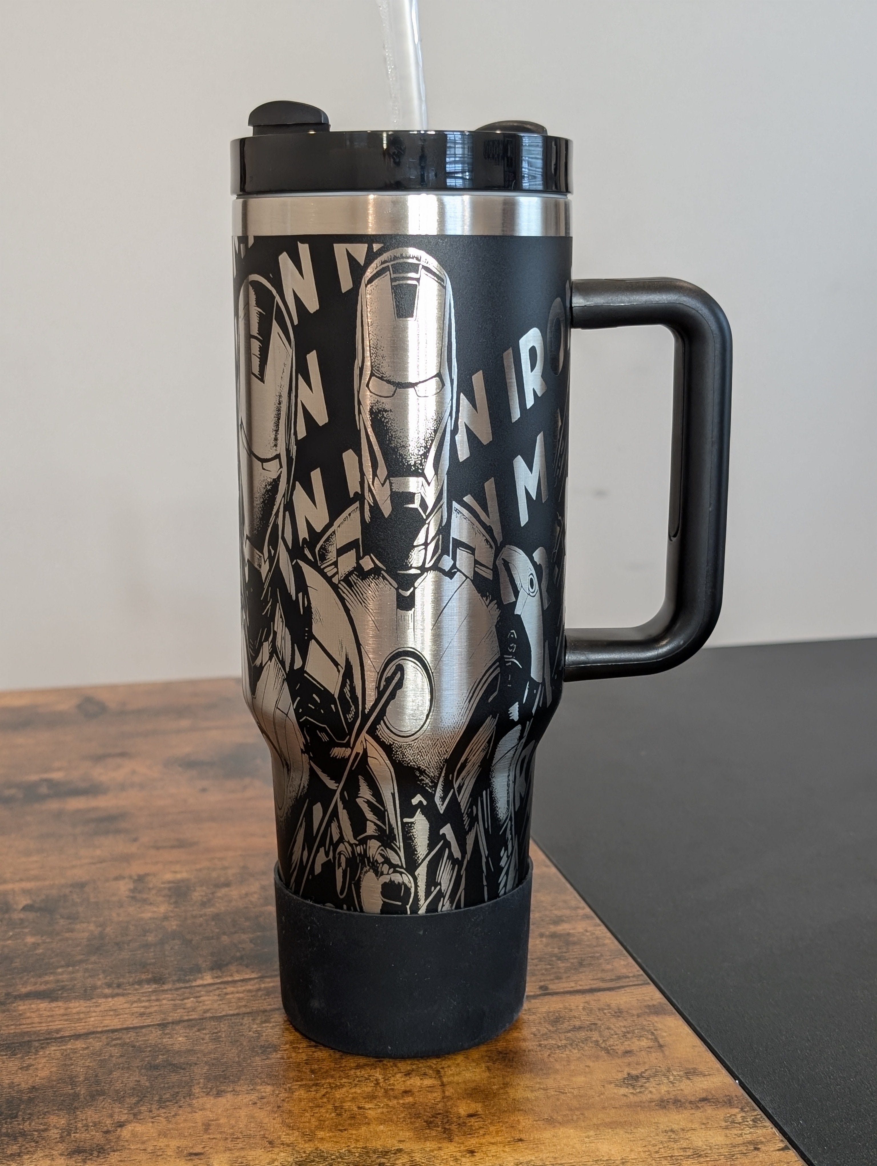 Iron Man 40oz Tumbler – Off-Grid Engraving