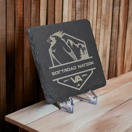 Softroad Nation Virginia Slate Coaster