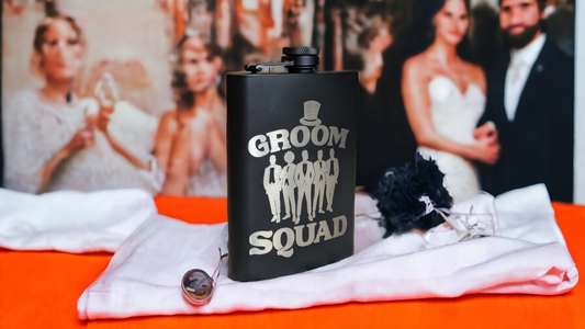 Groom Squad Flask