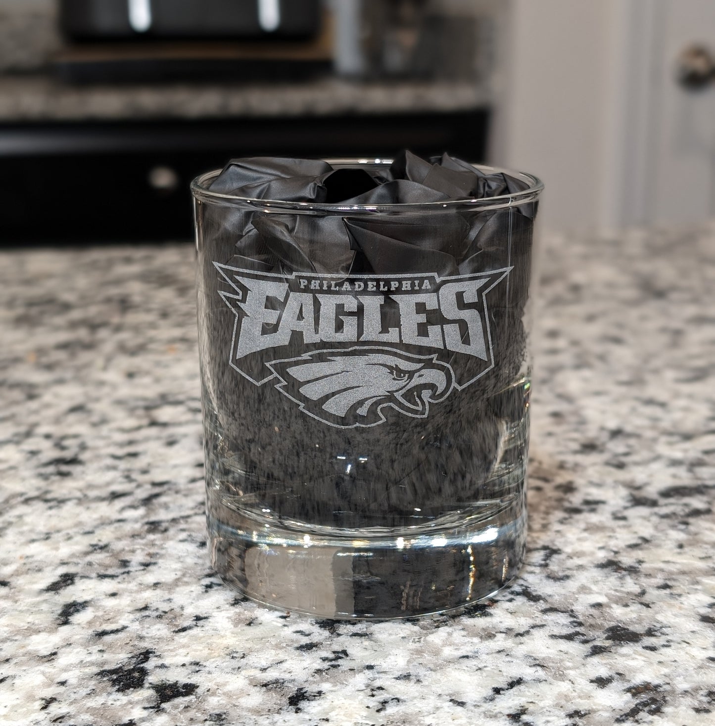 Engraved Whiskey Glass