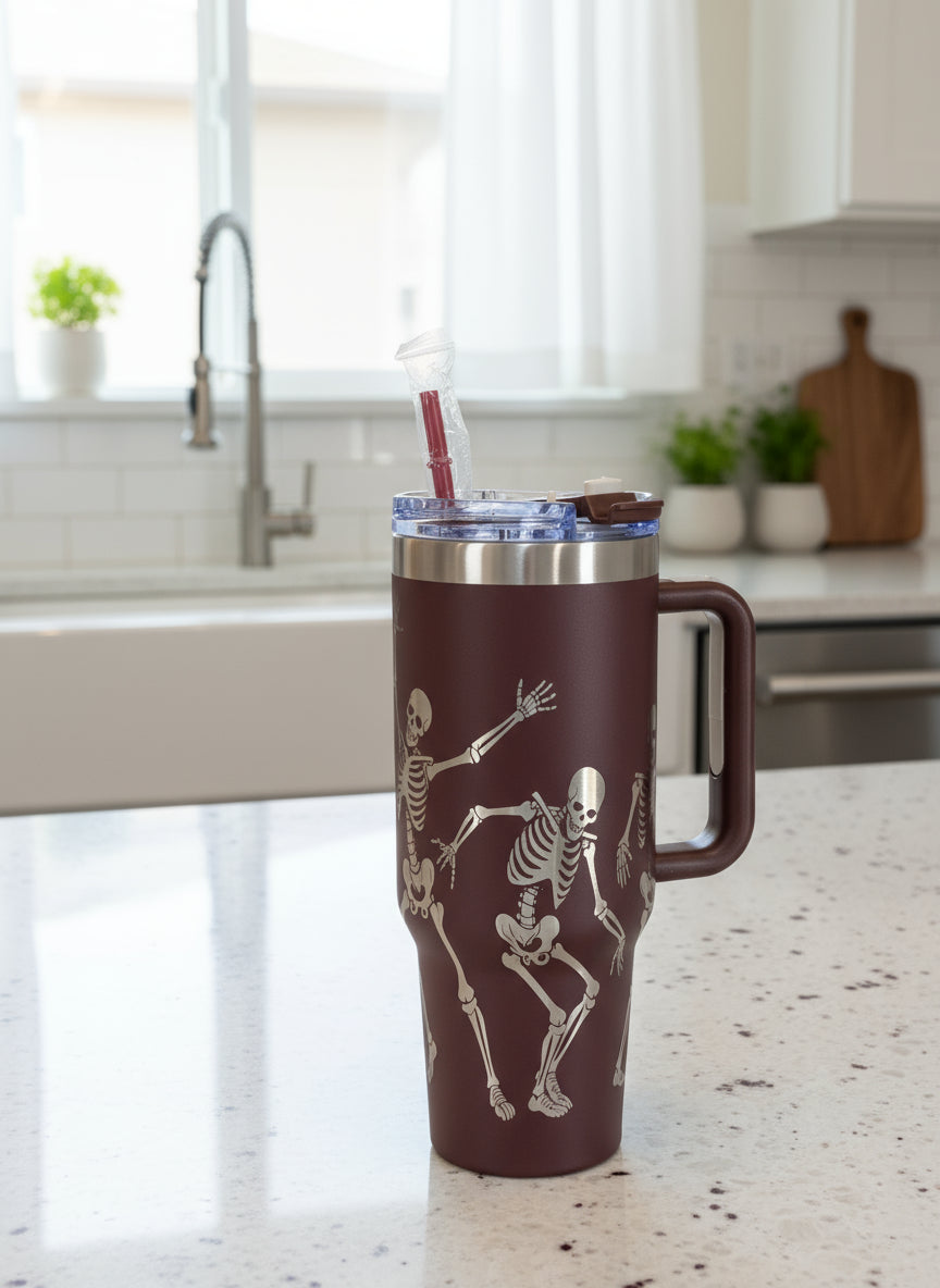 Dancing Skeletons 40oz Tumbler