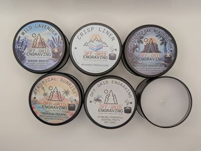 Off-Grid Scented Candles