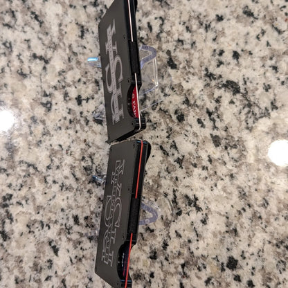Customizable Metal Wallet with Money Clip