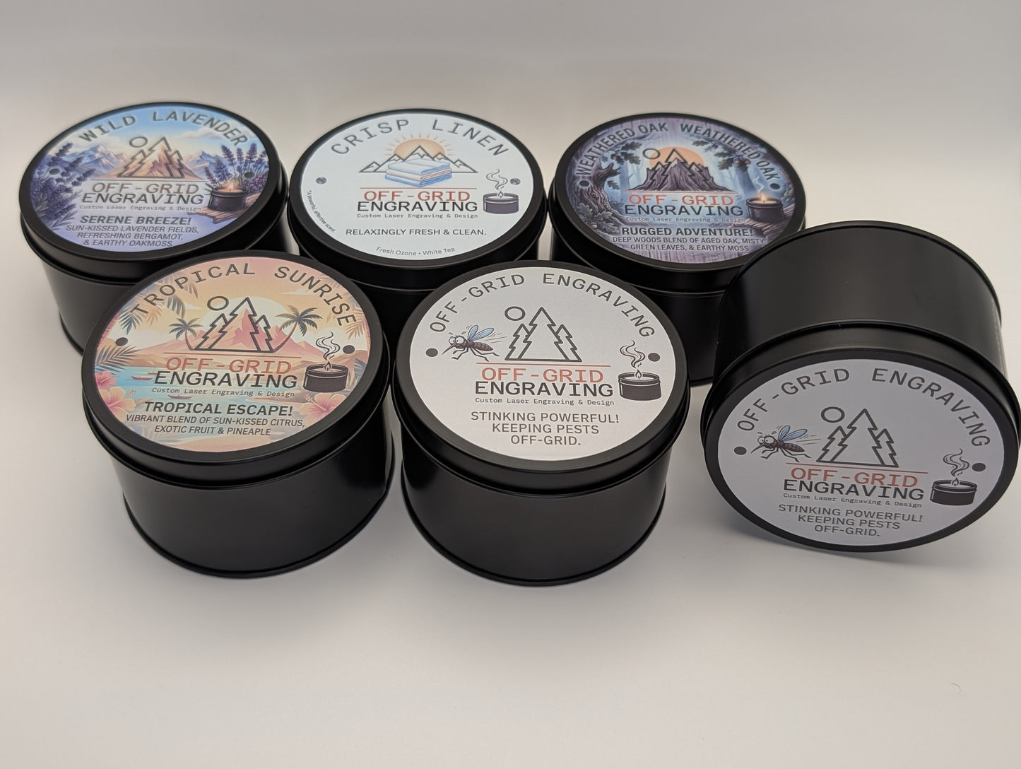 Off-Grid Scented Candles