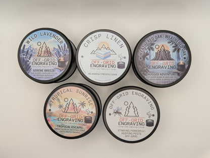 Off-Grid Scented Candles