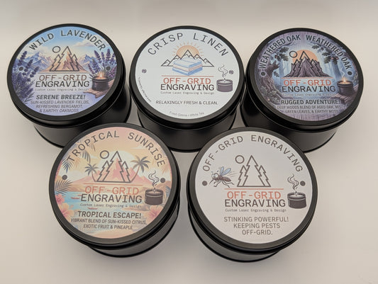 Off-Grid Scented Candles