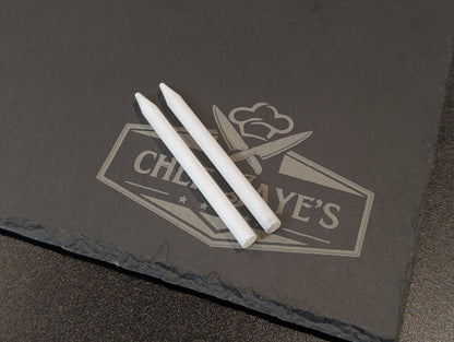 Customizable Slate Serving Board & Coaster Set